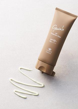Легендарный солнцезащитный санскрин hermosa geniale uv protection clear spf 50 .