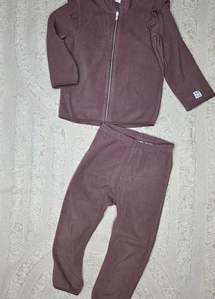 Тоненький флісовий костюм h&m 🌸