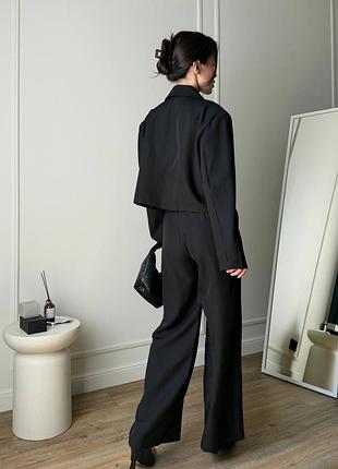 Костюм брючний oversize молочний