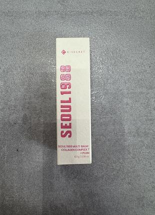 K-secret - seoul 1988 multi balm : collagen complex 7 + plum - відновлювальний бальзам для обличчя - 10,7g