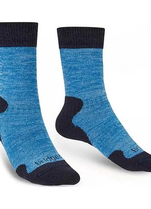Шкарпетки bridgedale women's heavy weight merino comfort blue marl розмір eu-41-43