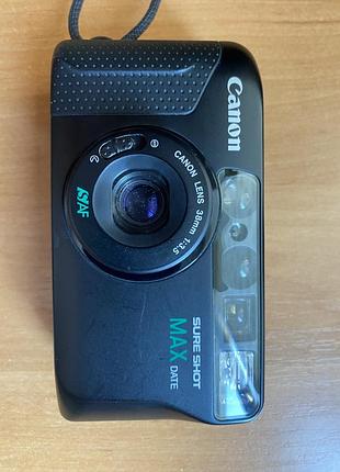 Плівковий фотоапарат canon sure shot max date