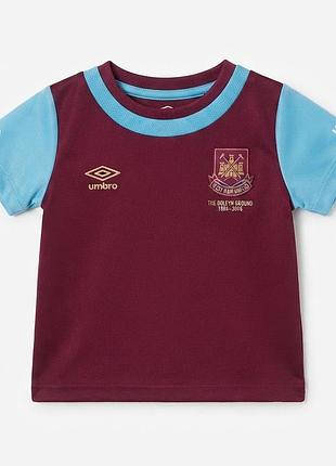 Футболка детская футбольная джерси west ham united umbro