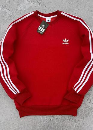 Зима свитшот adidas красный