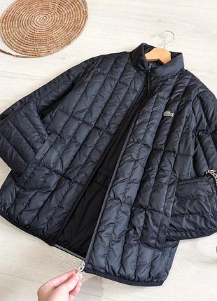 Брендовая куртка-пуховик lacoste (оригинал)