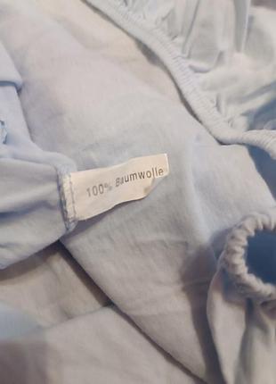 Оранжевий наматрасник простинь на резинці 100*200