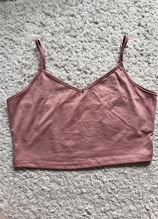 Топ майка на бретельках shein m
