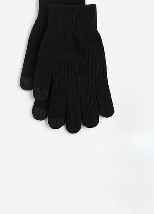 Сенсорні рукавички чорного кольору h&m