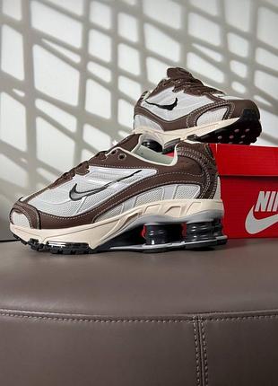 Nike x supreme shox ride 2 sp white brown