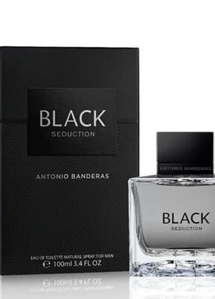 Antonio banderas black seduction туалетная вода для мужчин 100 мл, оригинал