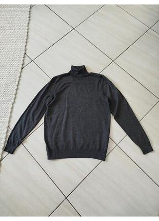 Мужская водоладкая свитер под шею zara