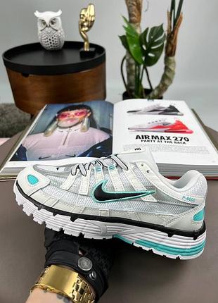 Nike p-6000 w white black mint