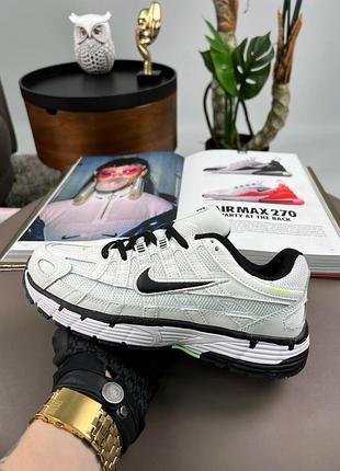 Nike p-6000 w white black