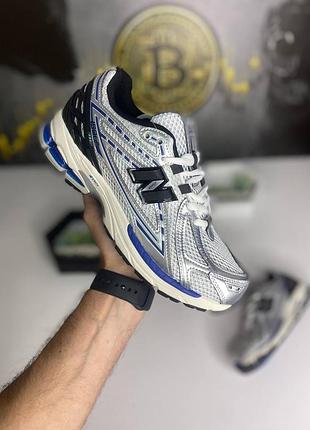 Стильные кроссовки new balance 1906r silver metalic blue