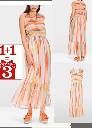 1+1=3 легка сукня з ліоцелу marc cain sport rethink принт смужка