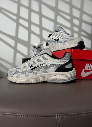 Nike p-6000 w beige grey black