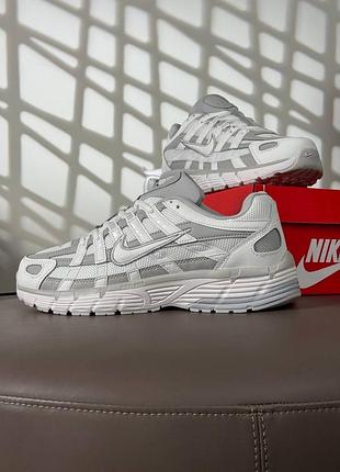 Nike p-6000 m white grey