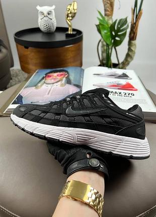 Nike p-6000 m black grey white
