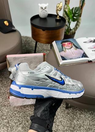 Nike p-6000 m silver blue 6