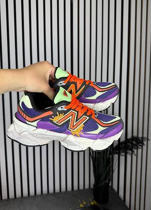 Стильні жіночі кросівки new balance 9060 prism purple vibrant spring