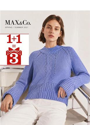 1+1=3 базовий джемпер светр max &co max mara віскоза преміум