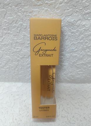 The item shown in the image is a 25 ml tester spray of the unisex niche fragrance marc-antoine barrois ganymede extrait.