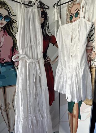 Платье zara лен