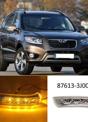 Указатель повторителя поворота в зеркал hyundai santa fe 2010-2012 veracruz ix55 левый