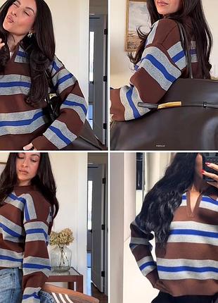 Поло светр трикотажний zara зара