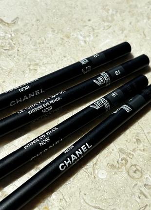 Олівець для очей chanel le crayon khol intense eye pencil, відтінок 61 noir