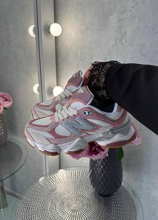 Стильные женские кроссовки new balance 9060 pink rose