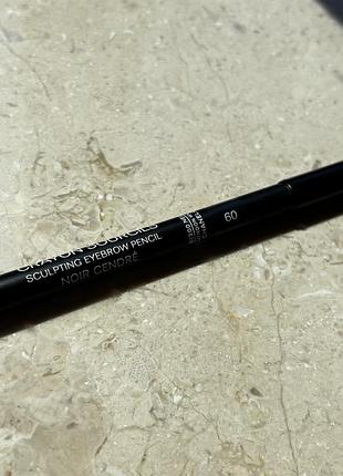 Моделюючий олівець для брів chanel crayon sourcils sculpting eyebrow pencil, відтінок 60 noir cendré