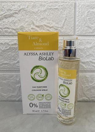 Alissa ashley biolab tiare and almond extracts 50 мл парфумована вода для жінок, спрей