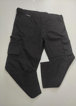 Чоловічі штани карго з боковими кишенями xl/xxl пояс 56-58 см