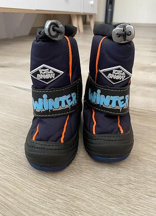 Дитячі зимові дутики demar ice snow, р. 20-21, устілка 14 см