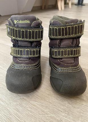 Дитячі зимові черевики columbia rope tow kruser, розмір 22.5 (13 см)