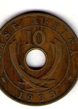 Британская восточная африка георг v 1048481 год бронза, 11.14g, ø 31mm no1870
