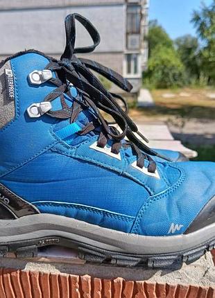Зимние непромокаемые ботинки quechua sh520 x-warm decathlon, р. 41 (26 см)