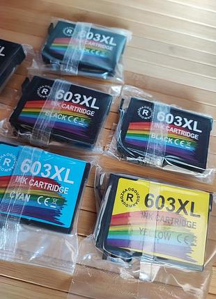 Картриджи epson 603xl для струйных принтеров и бисков epson, xp-2100, xp-3100, xp-4100, wf-2810 (аналоги)