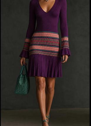 Трикотажное платье stile benetton. размеры m.