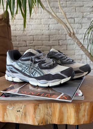 Asics gel-nyc beige brown