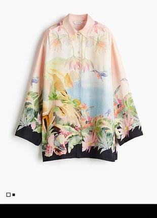 Шикарна сорочка/блуза з віскощи h&m