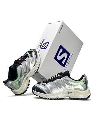 Жіночі кросівки salomon xt-4 lab w silver green