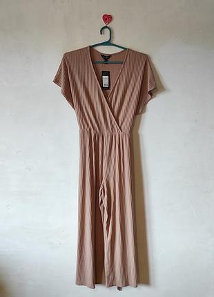 Стильний комбінезон new look в рубчик з бірками (не вдягався), р. 12/40 (l)