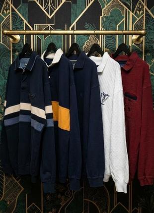 👕 вінтажні світшоти, поло та регбійки l–xxl (kitaro, europa, mac morris та ін.) | лотом чи штучно
