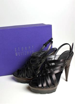 Кожаные босоножки stuart weitzman, р. 38