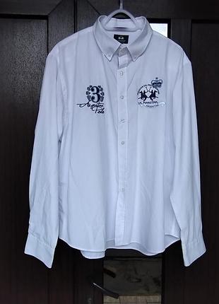Стильна чоловіча сорочка з бавовни, la martina buenos aires, 3xl.