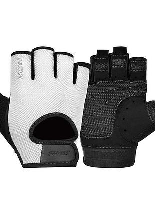 Перчатки для фитнеса rdx t1 white m