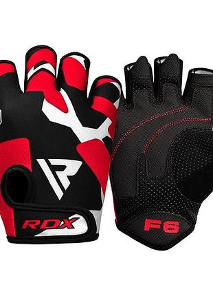 Перчатки для фитнеса rdx f6 sumblimation red m