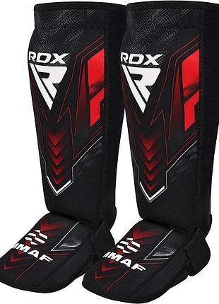 Захист для гомілок та стоп rdx neoprene shin instep immaf-1-red-m